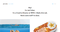 Desktop Screenshot of jedcohensportfolio.com