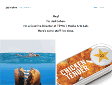 Tablet Screenshot of jedcohensportfolio.com